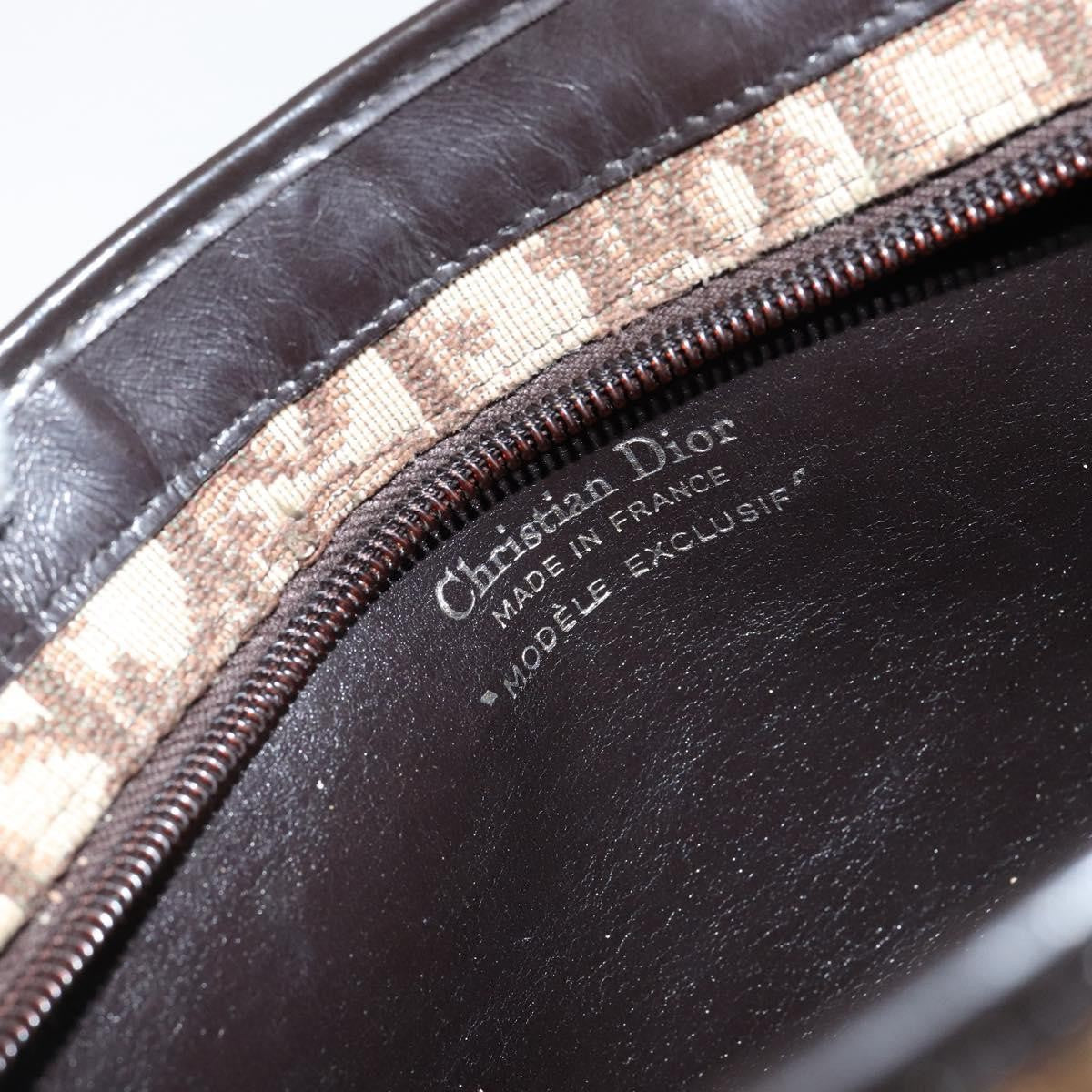 Christian Dior Trotter Shoulder Bag Canvas Beige Canvas Shoulder Bag Bag (Pre-Owned)