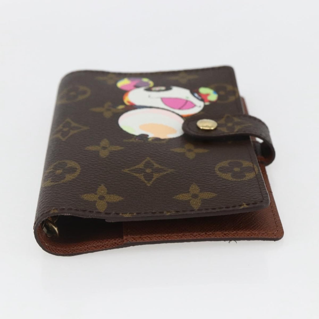 Louis Vuitton Agenda Cover Monogram Panda Brown Canvas Wallets Accessory