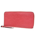 Louis Vuitton Portefeuille Zippy Monogramme Empreinte Monogramme Empreinte Red Leather Wallets Accessory