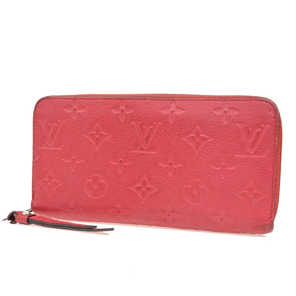 Louis Vuitton Portefeuille Zippy Monogramme Empreinte Monogramme Empreinte Red Leather Wallets Accessory