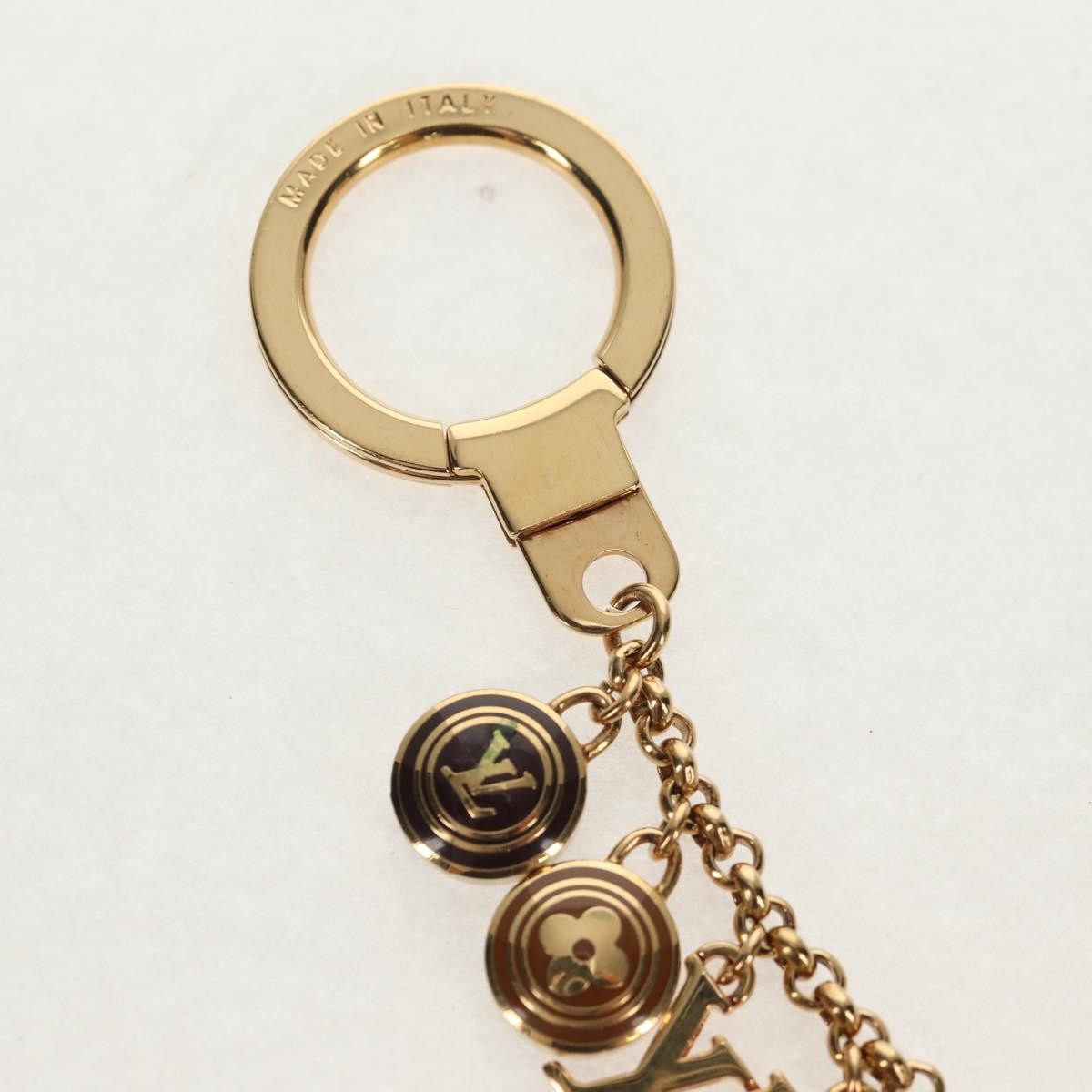 Louis Vuitton Pastilles Bag Charm And Key Holder Metal And Enamel Gold Metal Charms And Keychains Accessory
