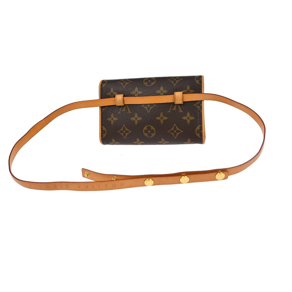 Louis Vuitton Florentine Waist Bag Monogram Canvas Brown Canvas Clutche & Pouche Bag