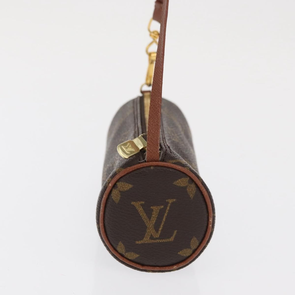 Louis Vuitton Papillon Pochette Monogram Canvas Brown Canvas Clutche & Pouche Bag