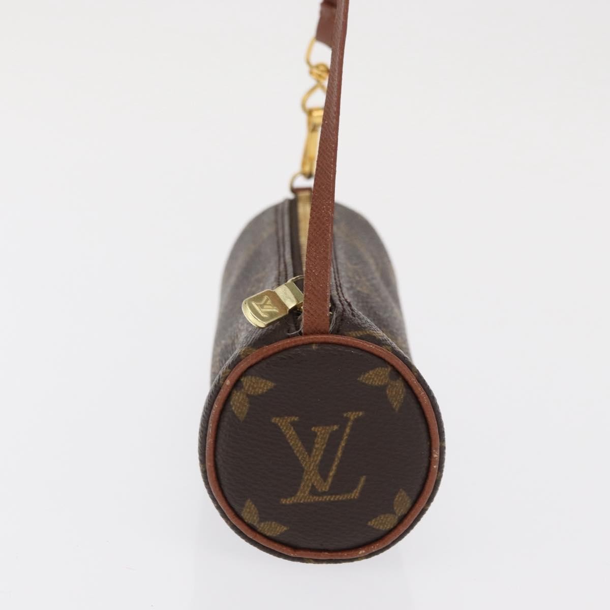 Louis Vuitton Papillon Pochette Monogram Canvas Brown Canvas Clutche & Pouche Bag