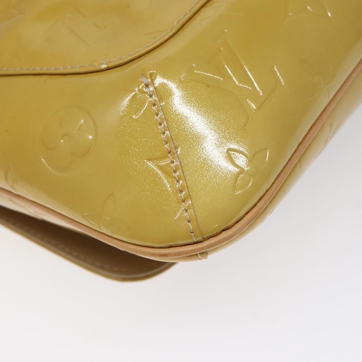 Louis Vuitton Thompson Street Handbag Monogram Vernis Beige Patent_Leather Bag
