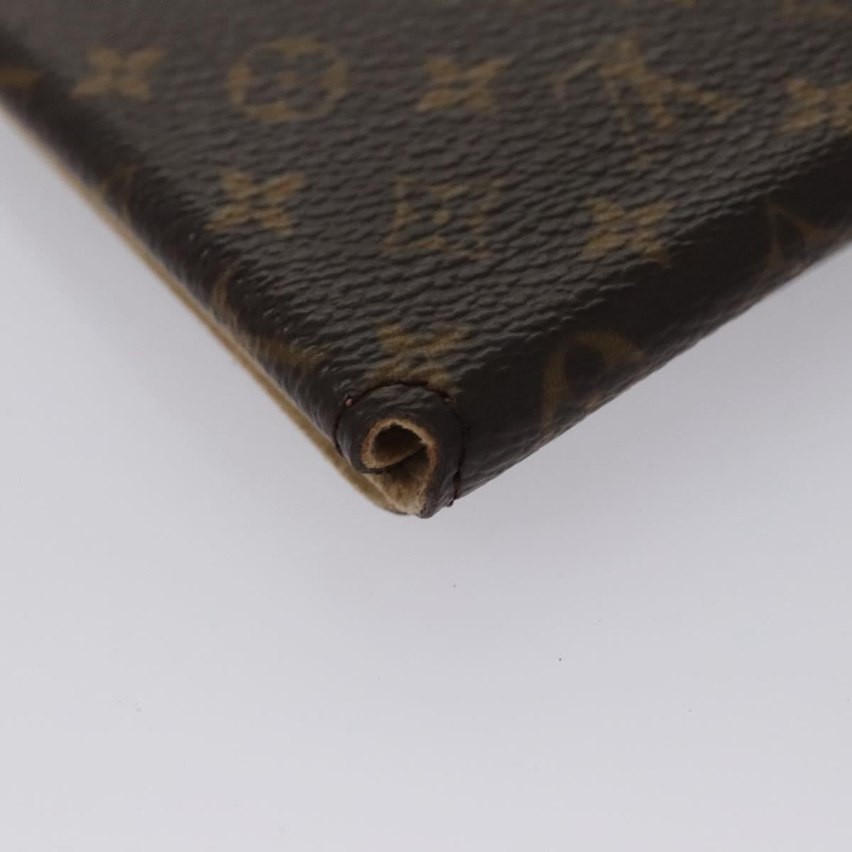 Louis Vuitton Case Jewelry Box Canvas Brown Canvas Wallets Accessory
