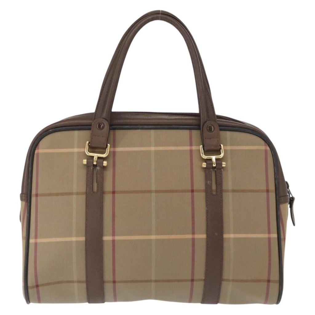 Burberry Nova Handbag Canvas Beige Canvas Handbag