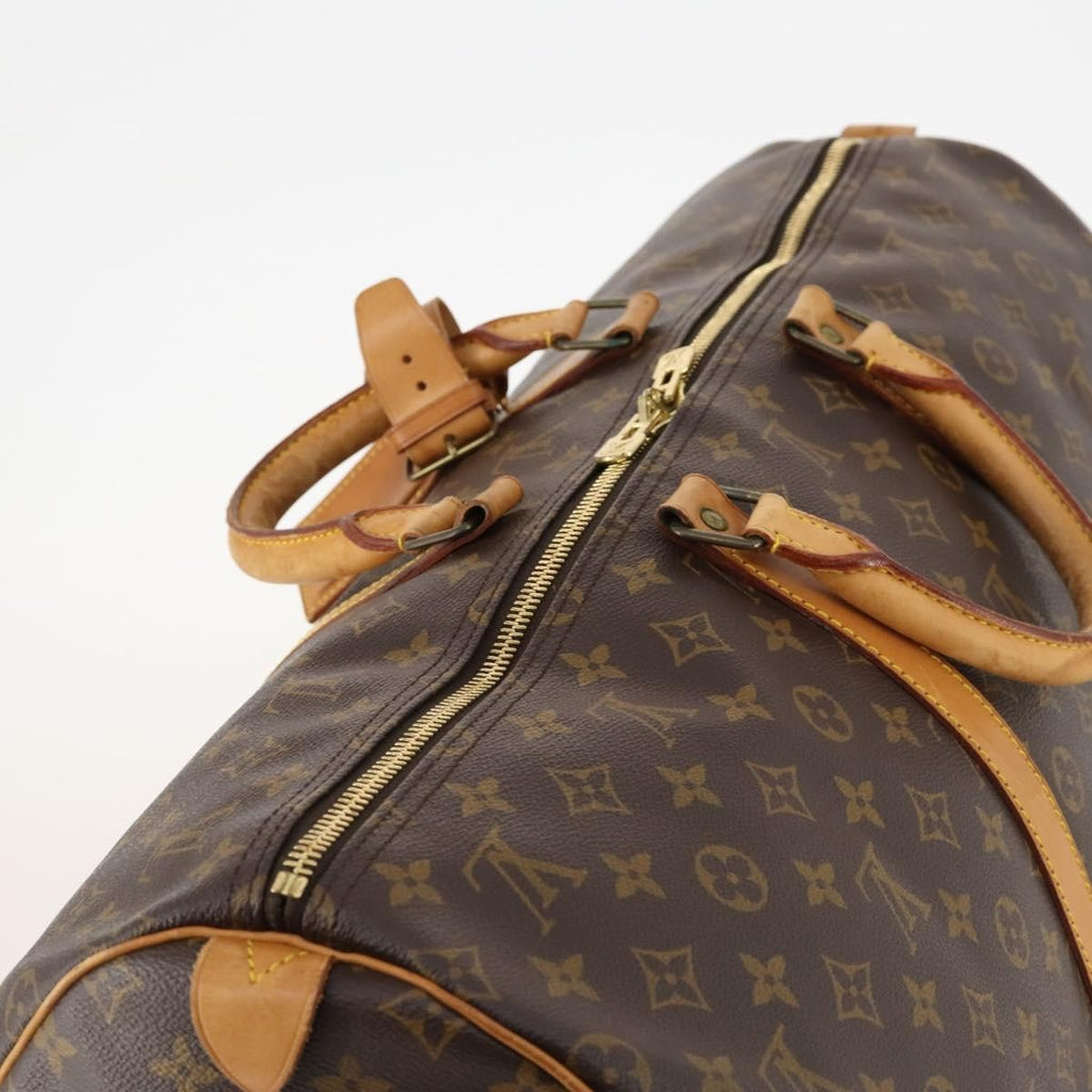 Louis Vuitton Keepall Bag Monogram Canvas Brown Canvas Travel Bag