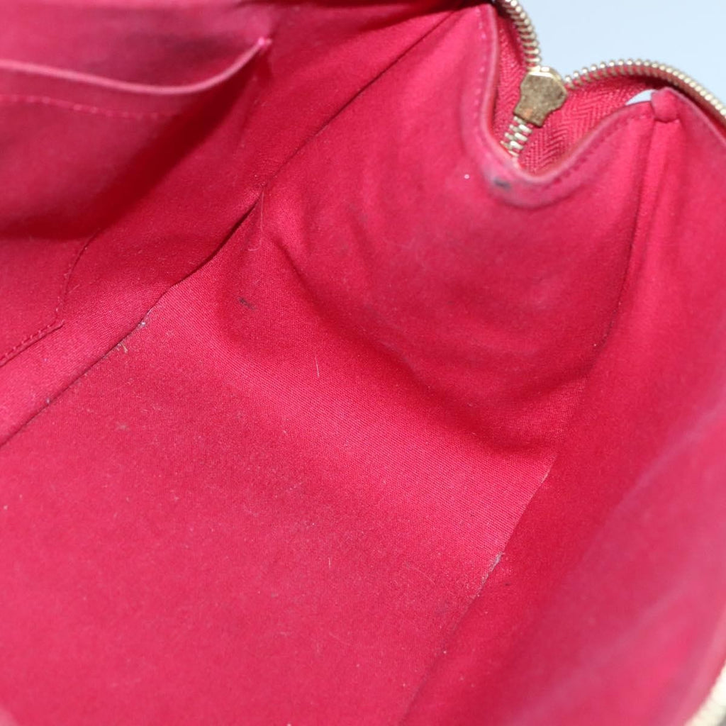 Louis Vuitton Rosewood Avenue Handbag Monogram Vernis Red Patent_Leather Handbag