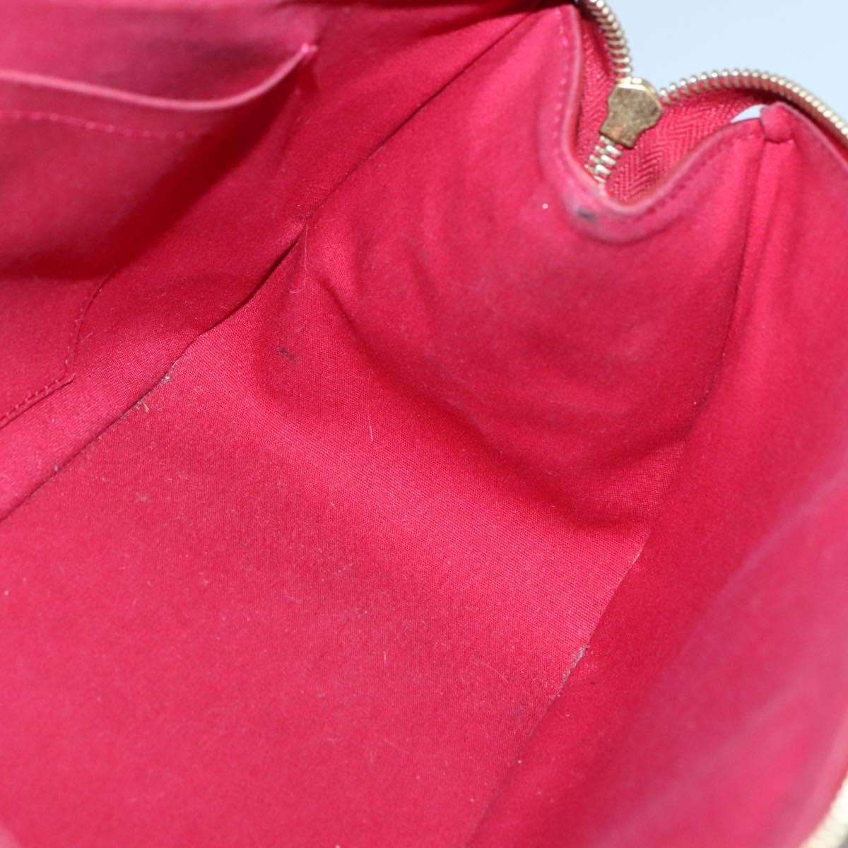 Louis Vuitton Rosewood Avenue Handbag Monogram Vernis Red Patent_Leather Handbag
