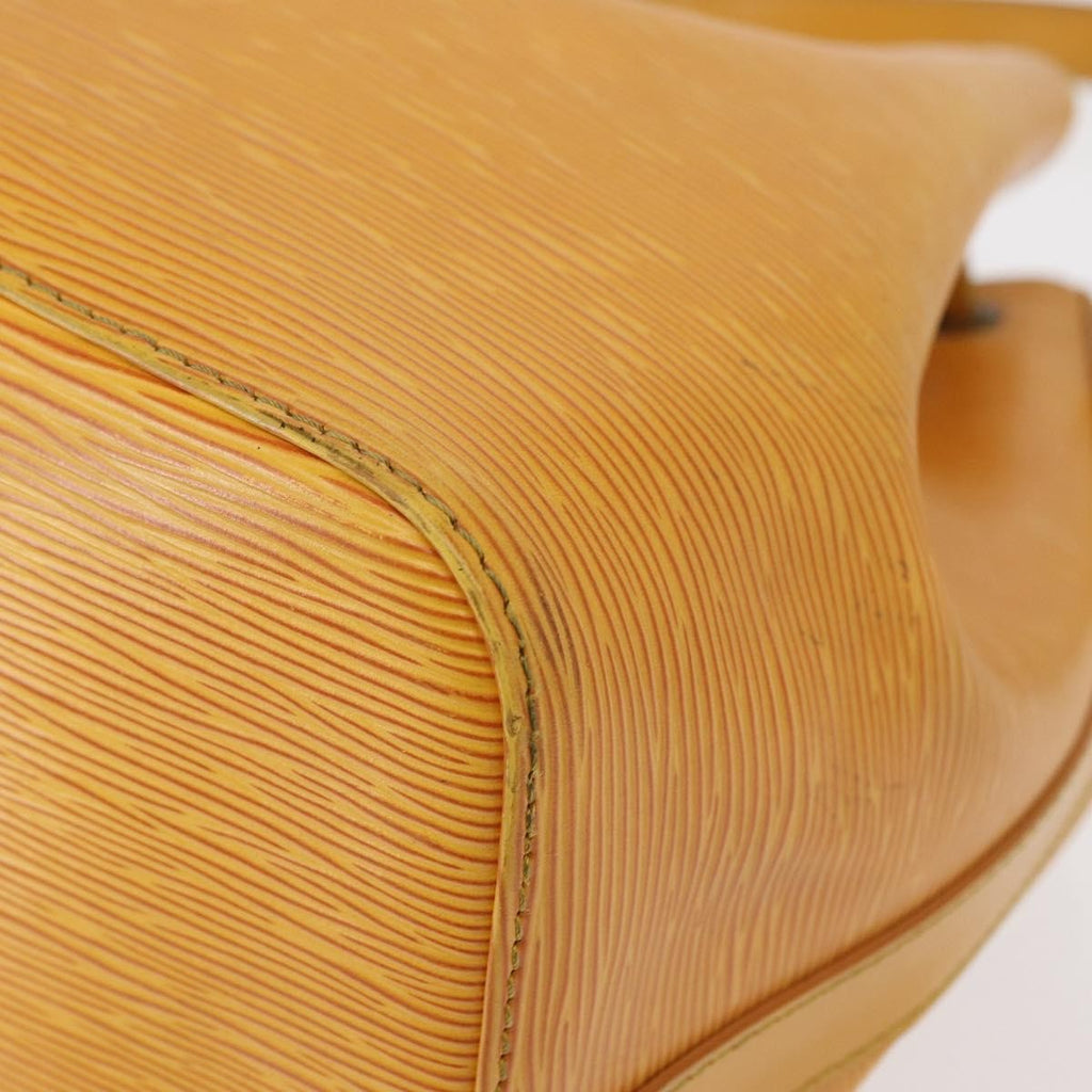 Louis Vuitton Petit Noe Handbag Epi Leather Yellow Leather Shoulder Bag