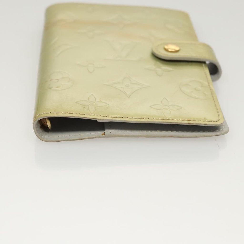 Louis Vuitton Agenda Cover Patent Leather Gray Patent_Leather Wallets Accessory