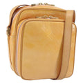 Louis Vuitton Wooster Handbag Monogram Vernis Yellow Patent_Leather Shoulder Bag