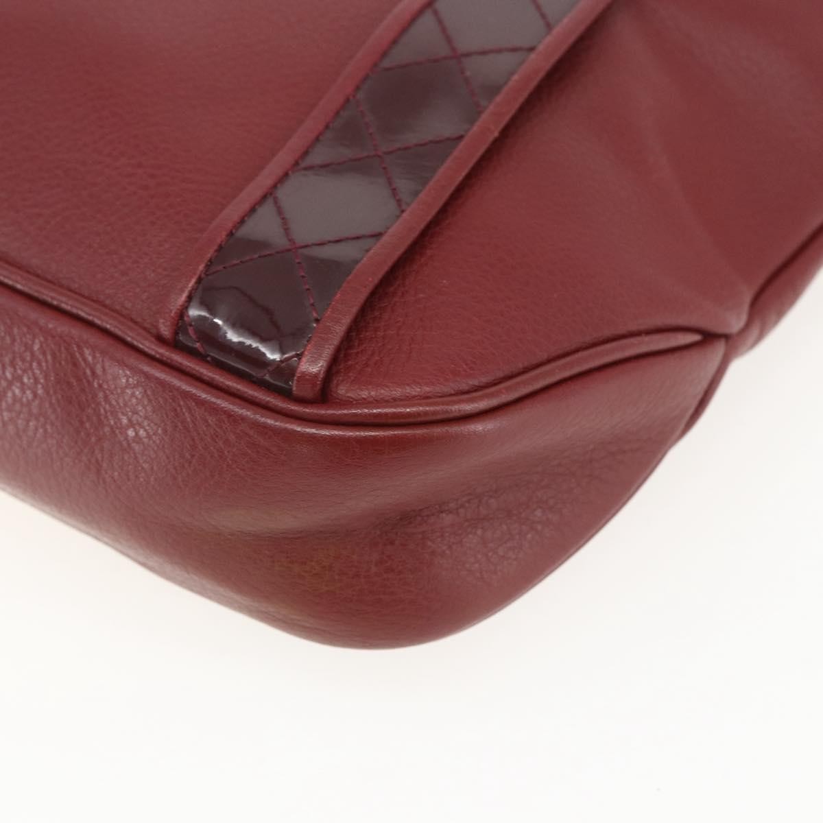 Burberry Vintage Shoulder Bag Leather Red Leather Shoulder Bag