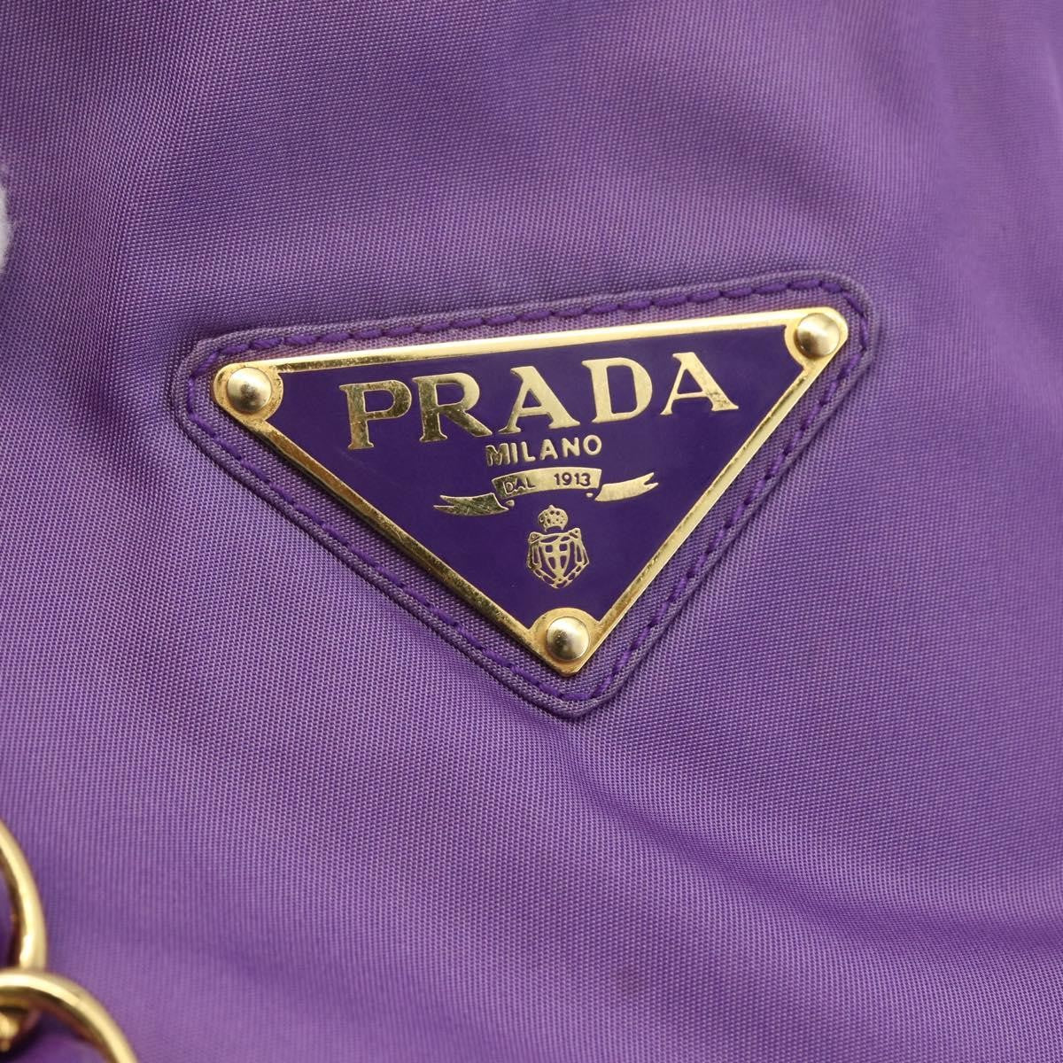 Prada Vintage Shoulder Bag Tessuto Purple Nylon Shoulder Bag Bag