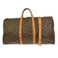 Louis Vuitton Keepall Bandouliere Bag Monogram Canvas Brown Canvas Travel Bag