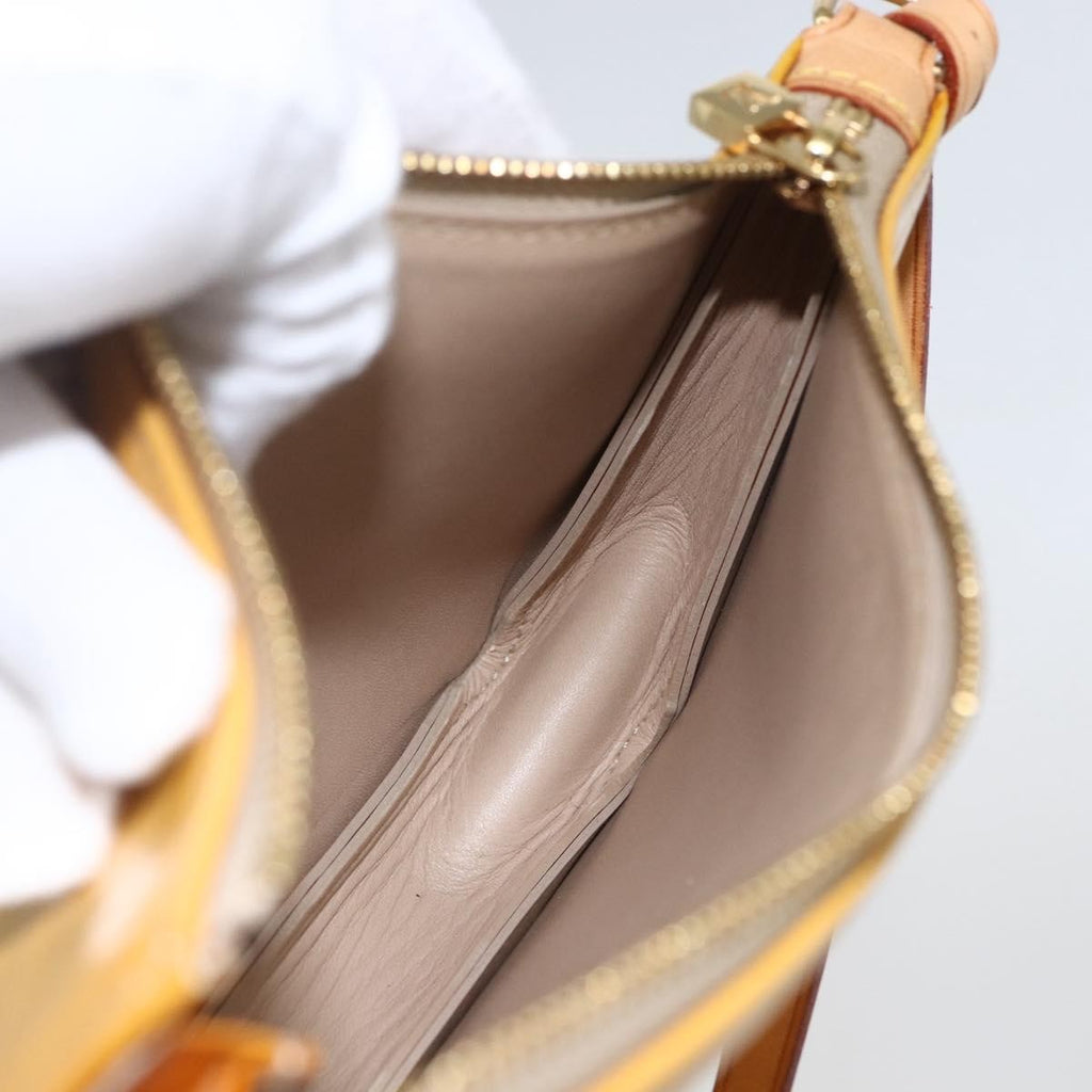 Louis Vuitton Lexington Pochette Monogram Vernis Beige Patent_Leather Clutche & Pouche Bag