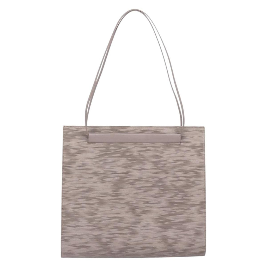 Louis Vuitton Saint Tropez Handbag Epi Leather Gray Leather Shoulder Bag