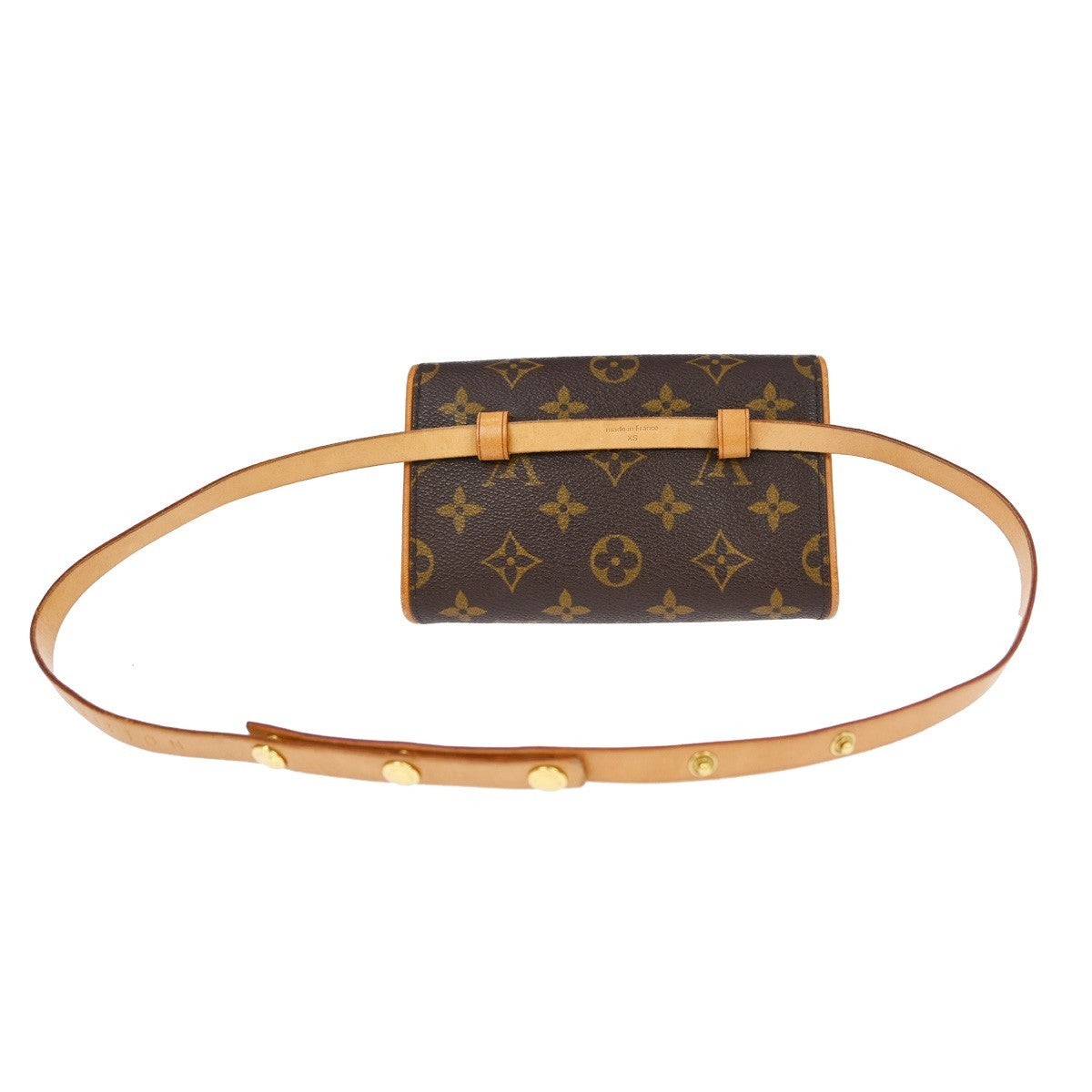Louis Vuitton Florentine Waist Bag Monogram Canvas Brown Canvas Clutche & Pouche Bag