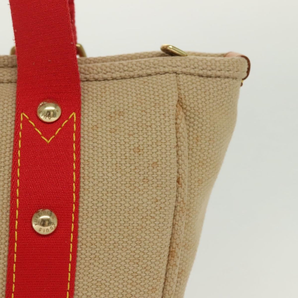 Louis Vuitton Antigua Tote Canvas Beige Canvas Tote Bag