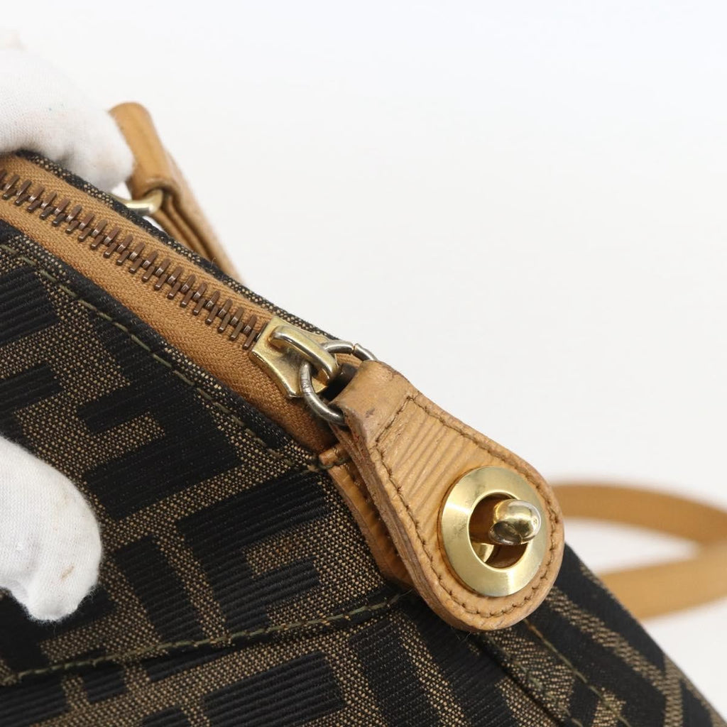 Fendi Vintage Zucca Handbag Zucca Brown Canvas Handbag