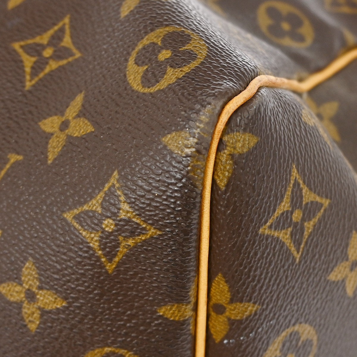 Louis Vuitton Keepall Bag Monogram Canvas Brown Canvas Travel Bag