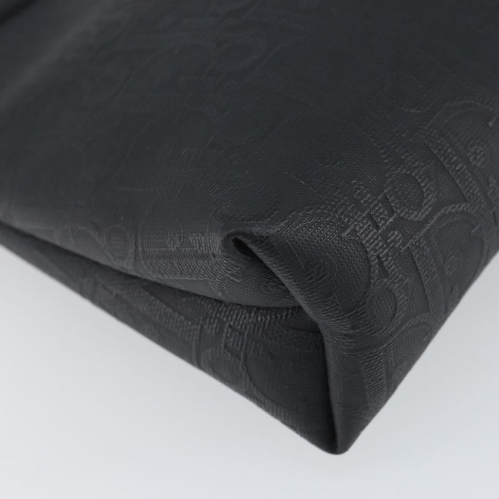 Christian Dior Trotter Pouch Canvas Black Canvas Clutche & Pouche Bag (Pre-Owned)