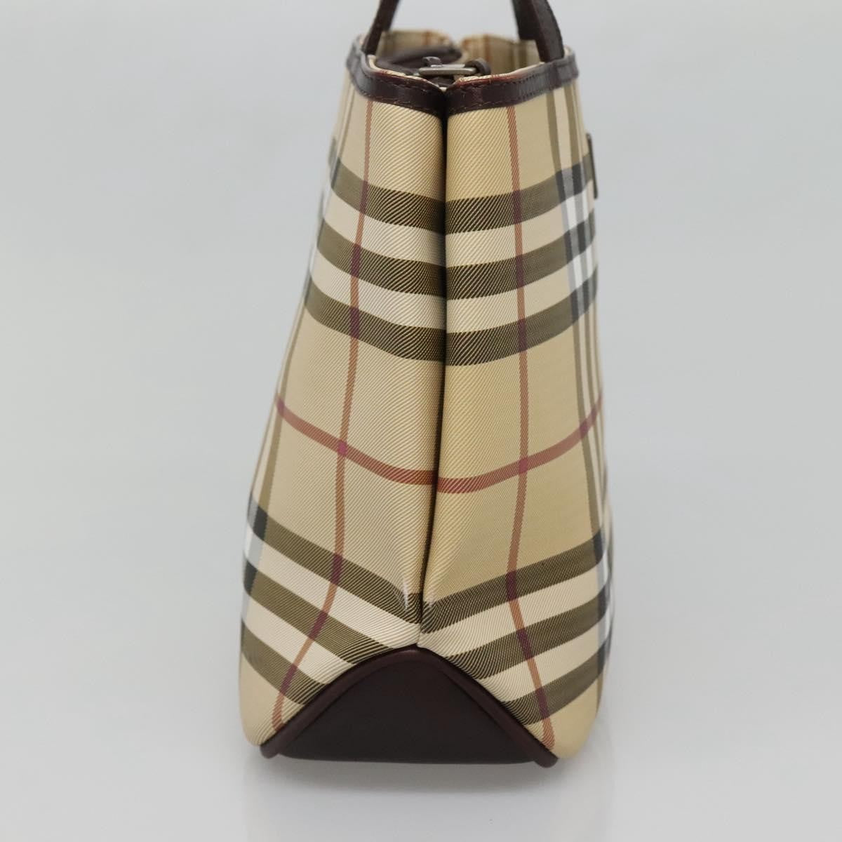 Burberry Nova Check Handbag Nova Check Canvas Beige Canvas Handbag