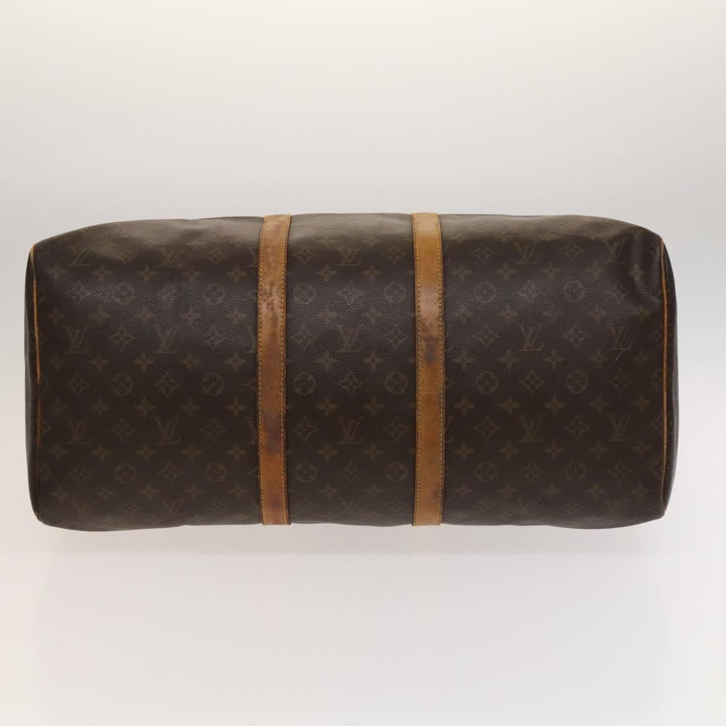 Louis Vuitton Keepall Bag Monogram Canvas Brown Canvas Travel Bag
