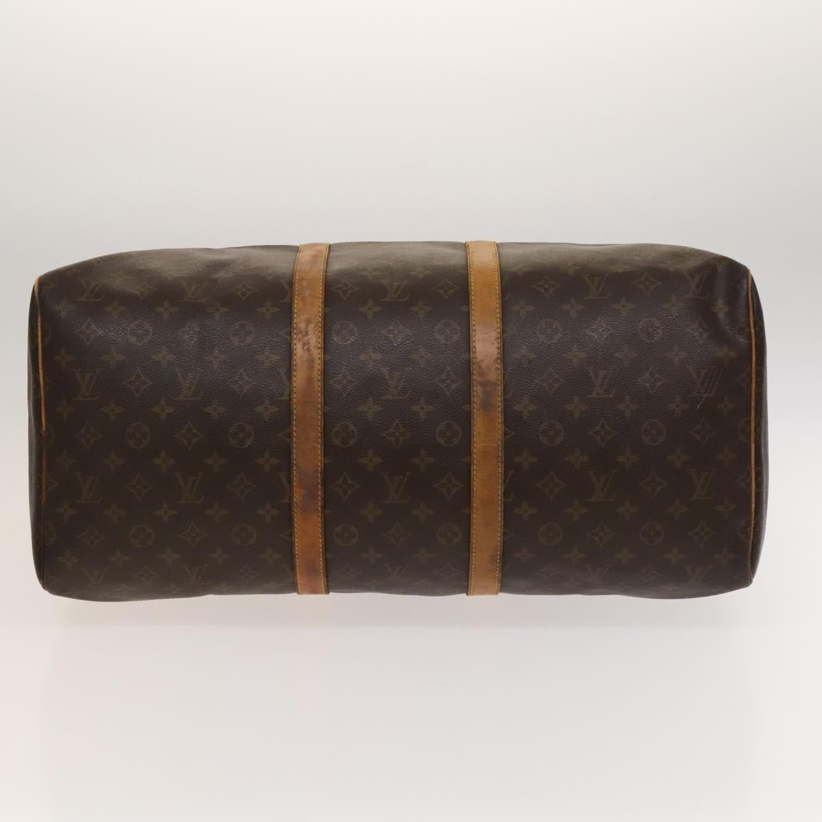 Louis Vuitton Keepall Bag Monogram Canvas Brown Canvas Travel Bag