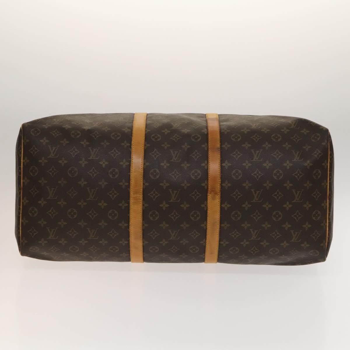 Louis Vuitton Keepall Bag Monogram Canvas Brown Canvas Travel Bag