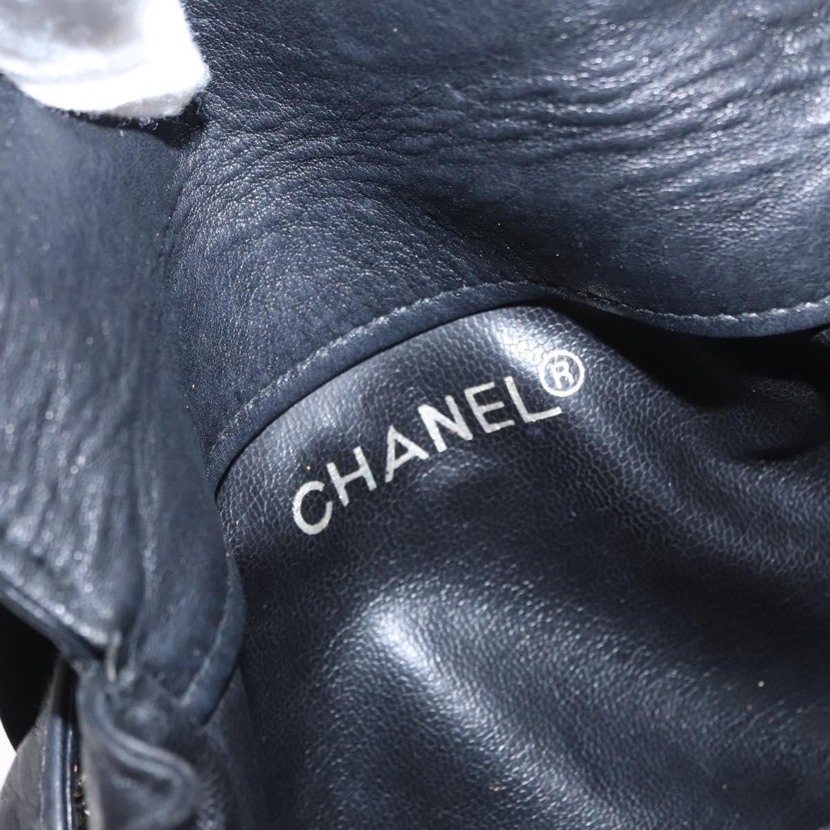 Chanel Chain Envelope Belt Bag Quilted Calfskin Black Leather Clutche & Pouche Bag