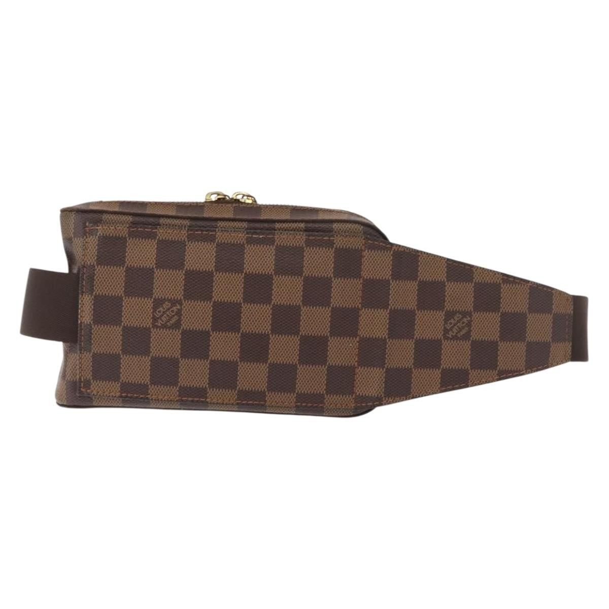 Louis Vuitton Geronimos Waist Bag Damier Brown Canvas Shoulder Bag