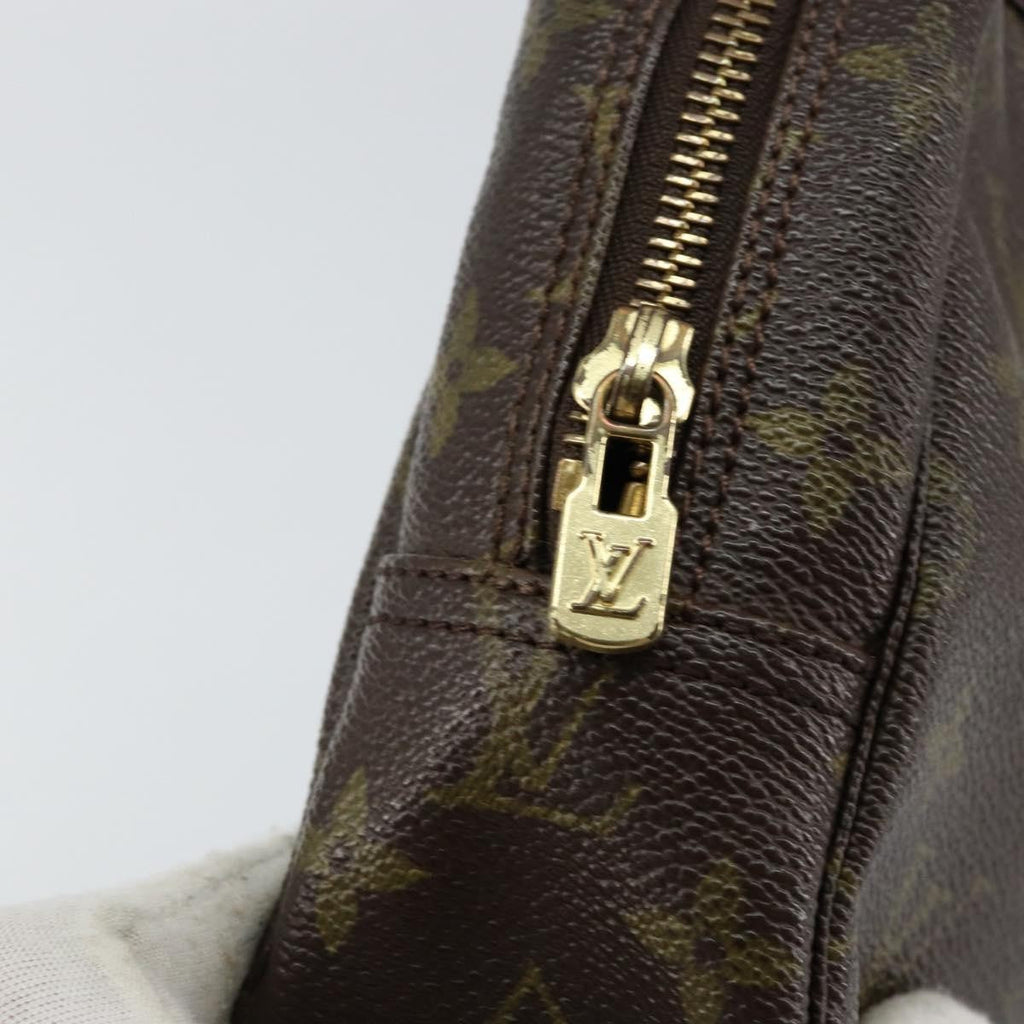 Louis Vuitton Trousse Toiletry Pouch Monogram Canvas Brown Canvas Toiletry Case Accessory