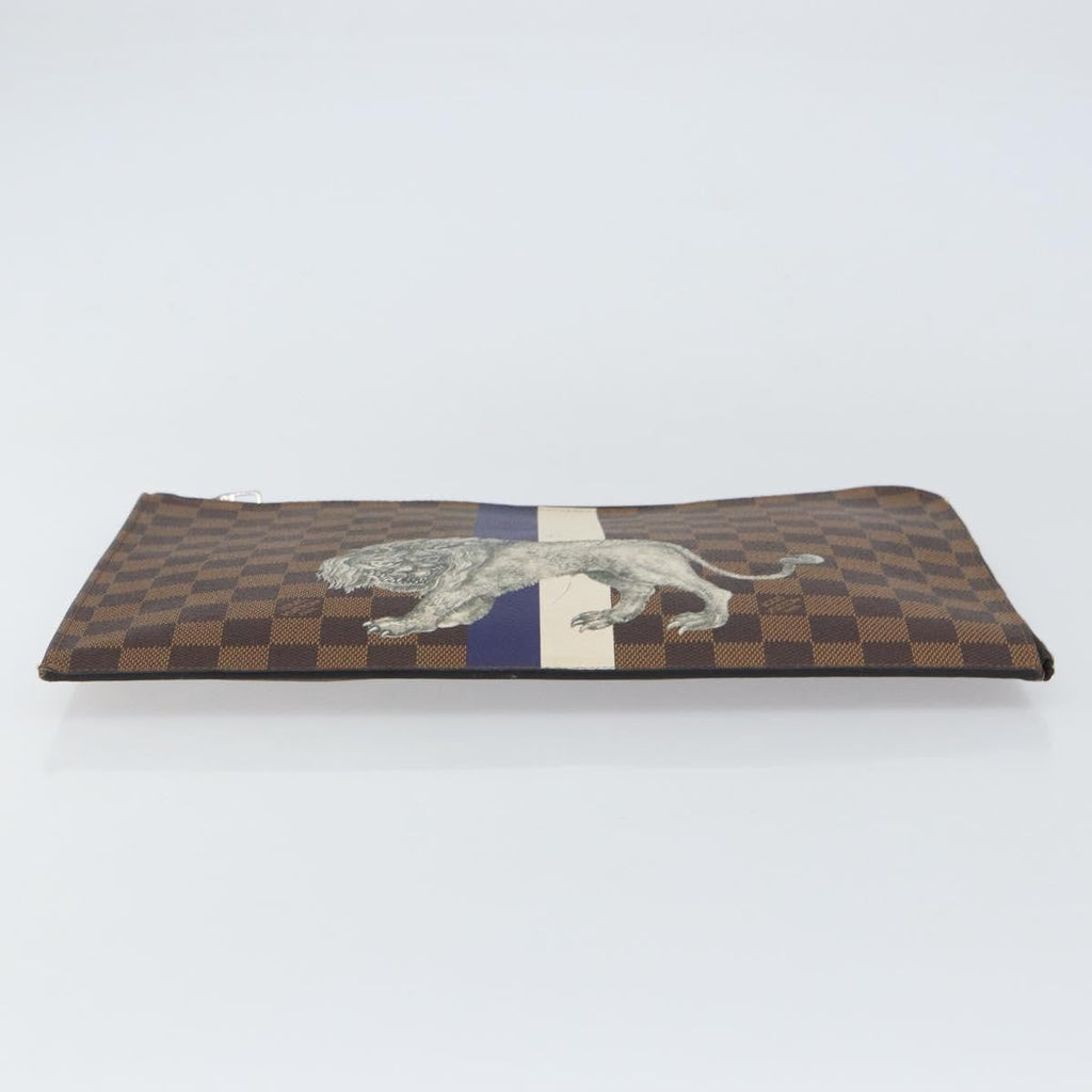 Louis Vuitton Pochette Jour Limited Edition Chapman Savane Damier Brown Canvas Clutche & Pouche Bag