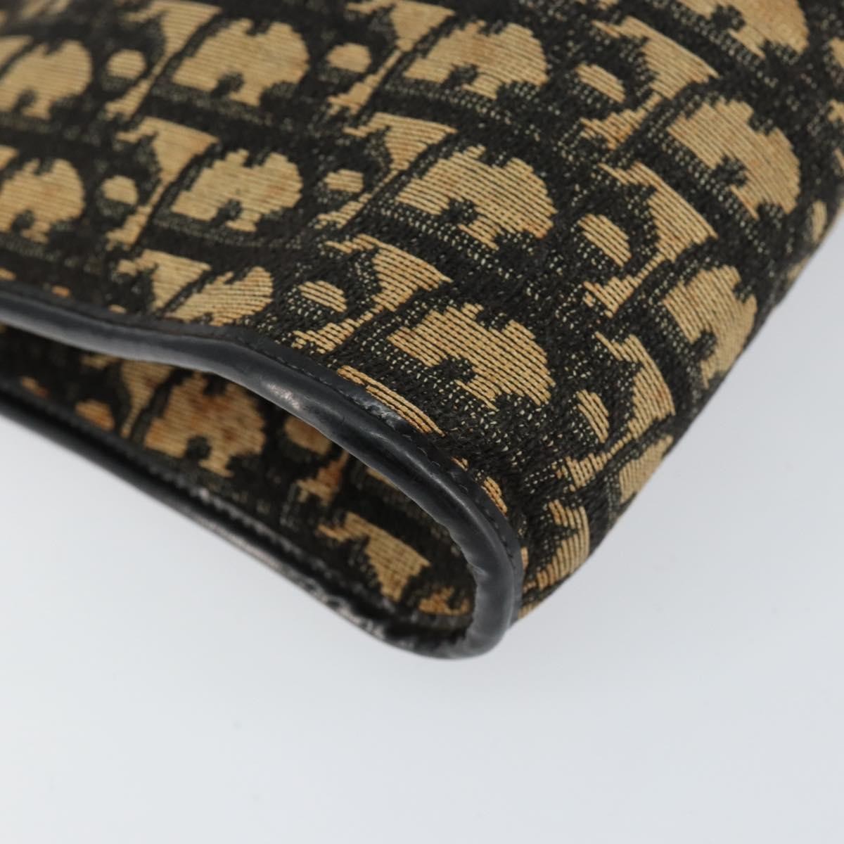 Christian Dior Vintage Trotter Shoulder Bag Canvas Navy Canvas Shoulder Bag Bag (Pre-Owned)