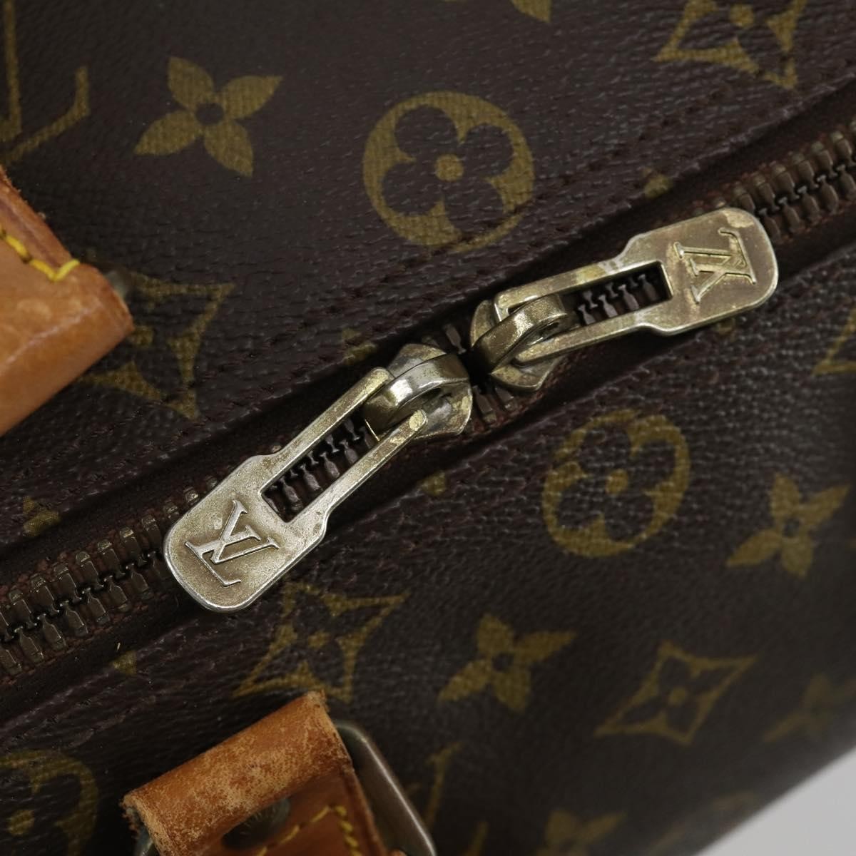 Louis Vuitton Keepall Bag Monogram Canvas Brown Canvas Travel Bag