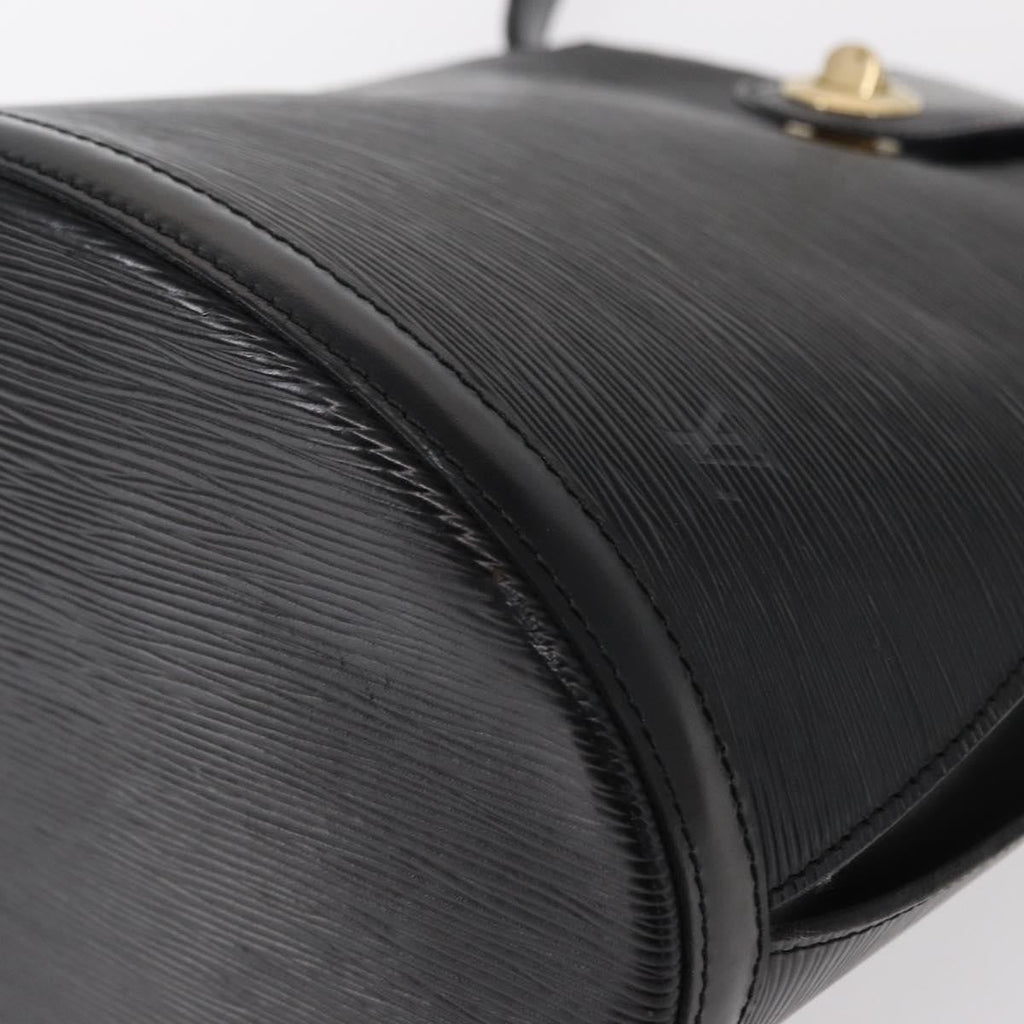 Louis Vuitton Cluny Shoulder Bag Epi Leather Black Leather Shoulder Bag