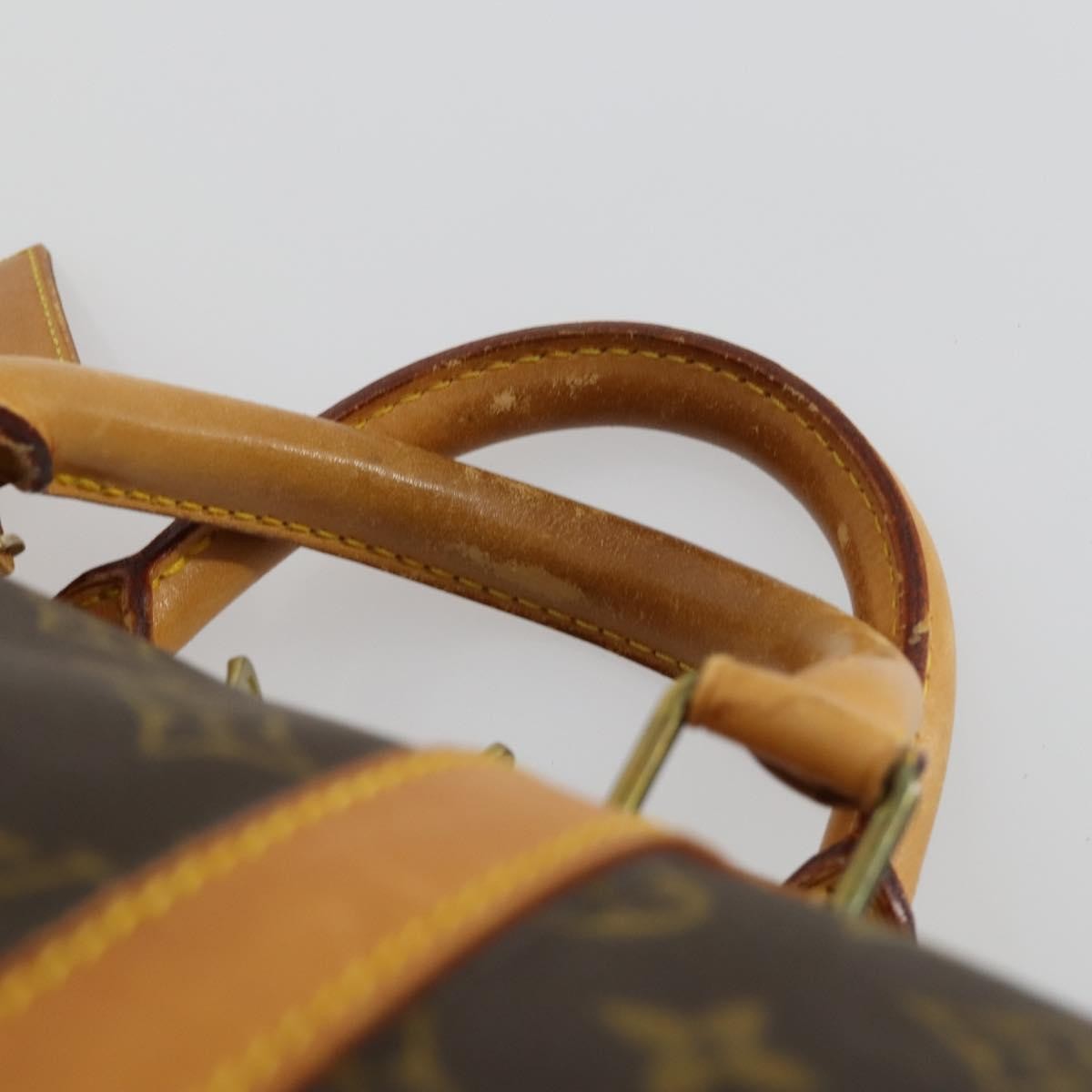 Louis Vuitton Keepall Bag Monogram Canvas Brown Canvas Travel Bag
