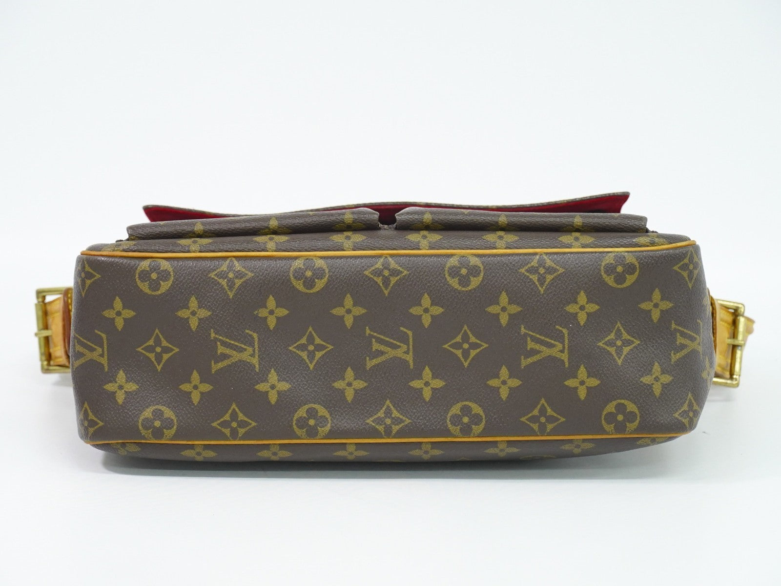 Louis Vuitton Viva Cite Handbag Monogram Canvas Brown Canvas Shoulder Bag