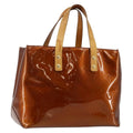 Louis Vuitton Reade Handbag Monogram Vernis Brown Patent_Leather Handbag
