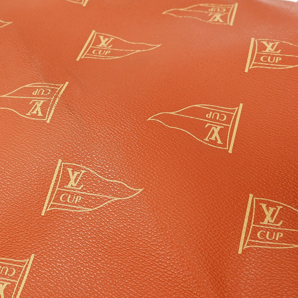 Louis Vuitton Cup Garment Cover Coated Canvas Red Canvas Travel Bag