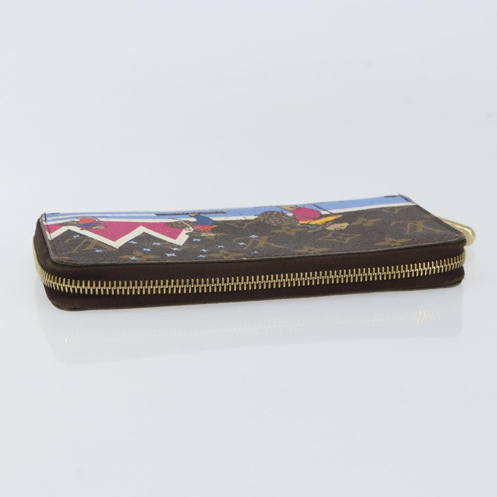 Louis Vuitton Zippy Wallet Canvas Brown Canvas Wallets Accessory