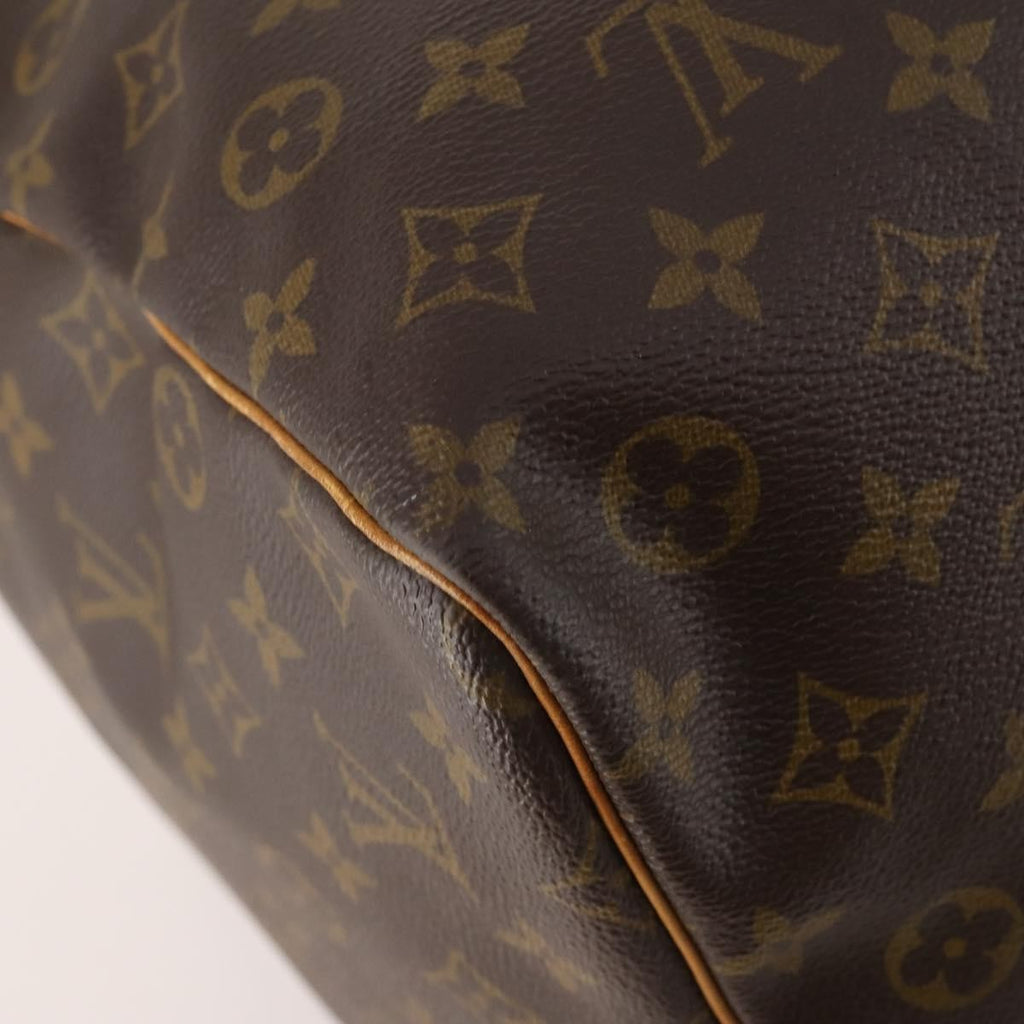 Louis Vuitton Keepall Bag Monogram Canvas Brown Canvas Travel Bag