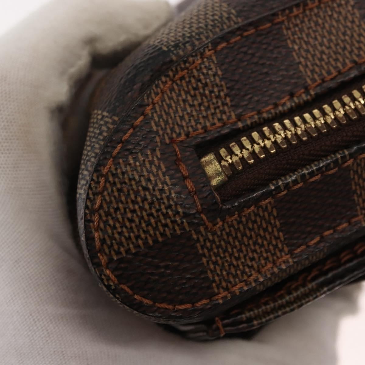 Louis Vuitton Geronimos Waist Bag Damier Brown Canvas Shoulder Bag