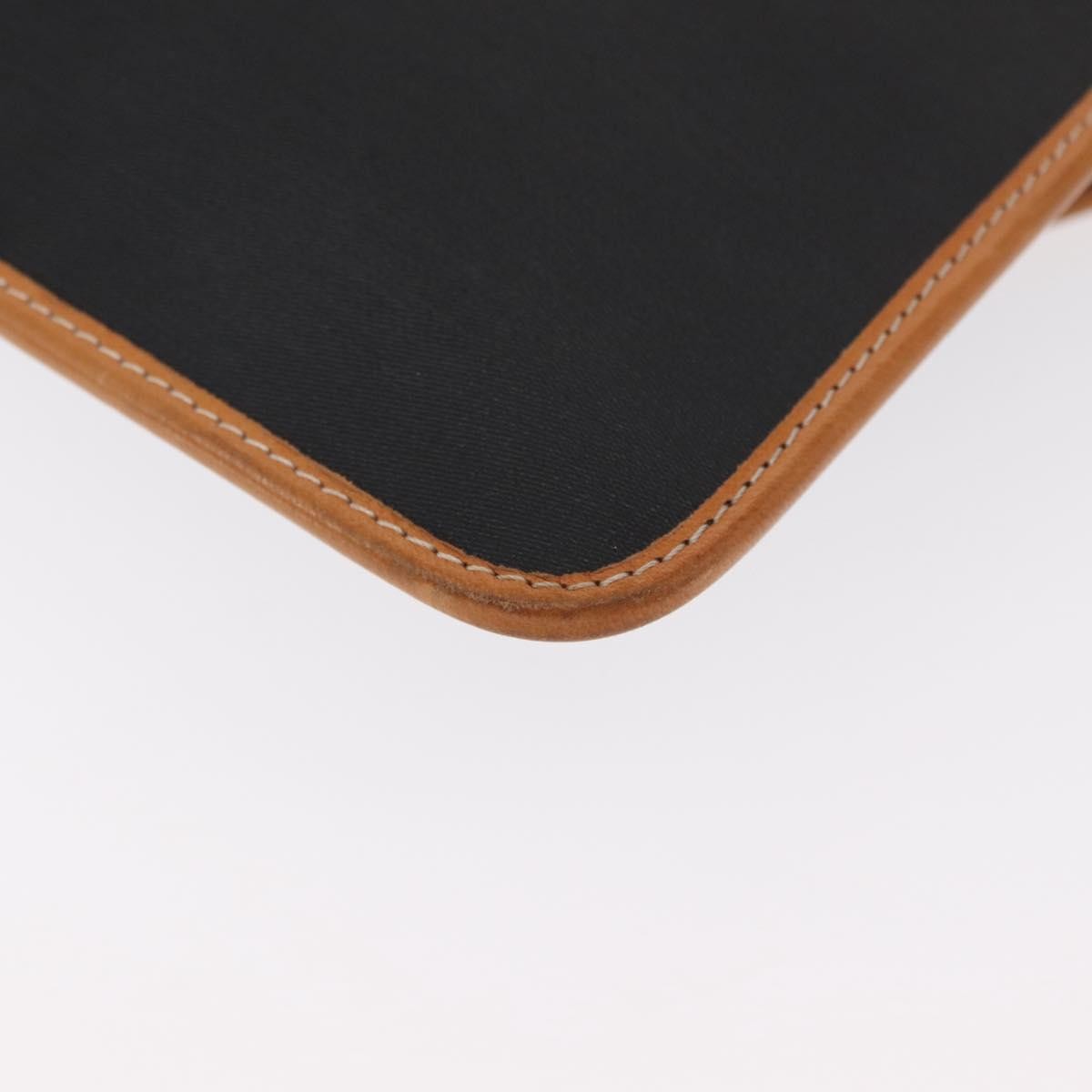 Christian Dior Clutch Bag Leather Black Leather Clutche & Pouche Bag (Pre-Owned)