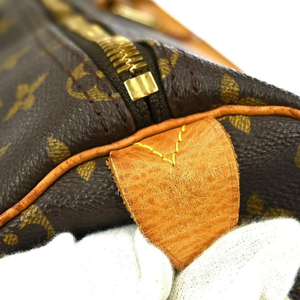 Louis Vuitton Keepall Bag Monogram Canvas Brown Canvas Travel Bag