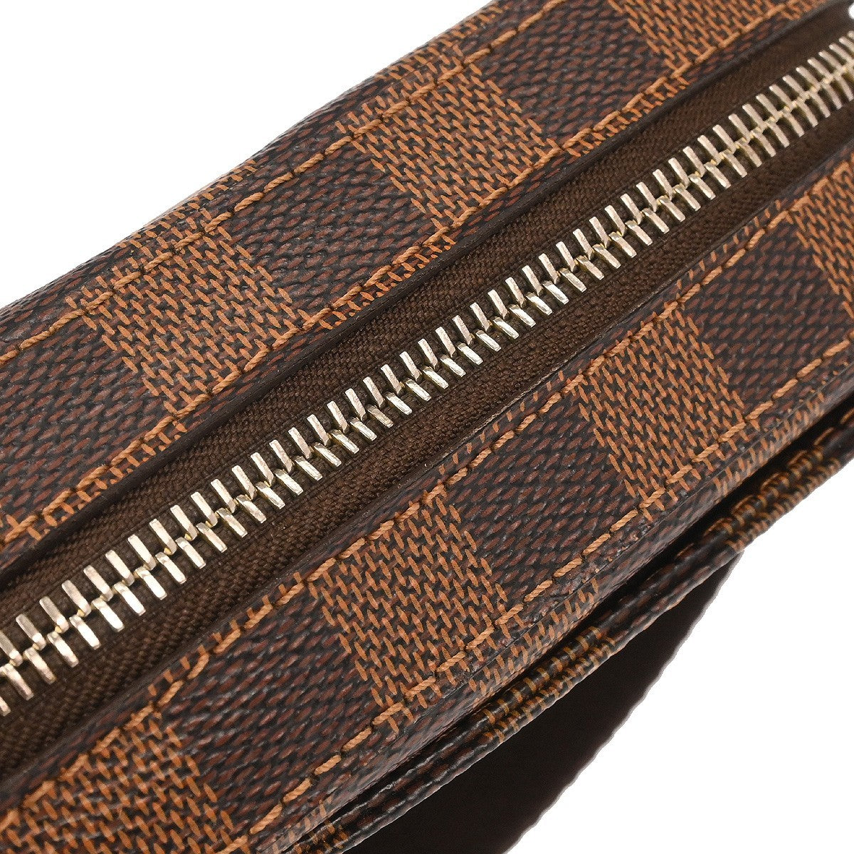 Louis Vuitton Geronimos Waist Bag Damier Brown Canvas Clutche & Pouche Bag