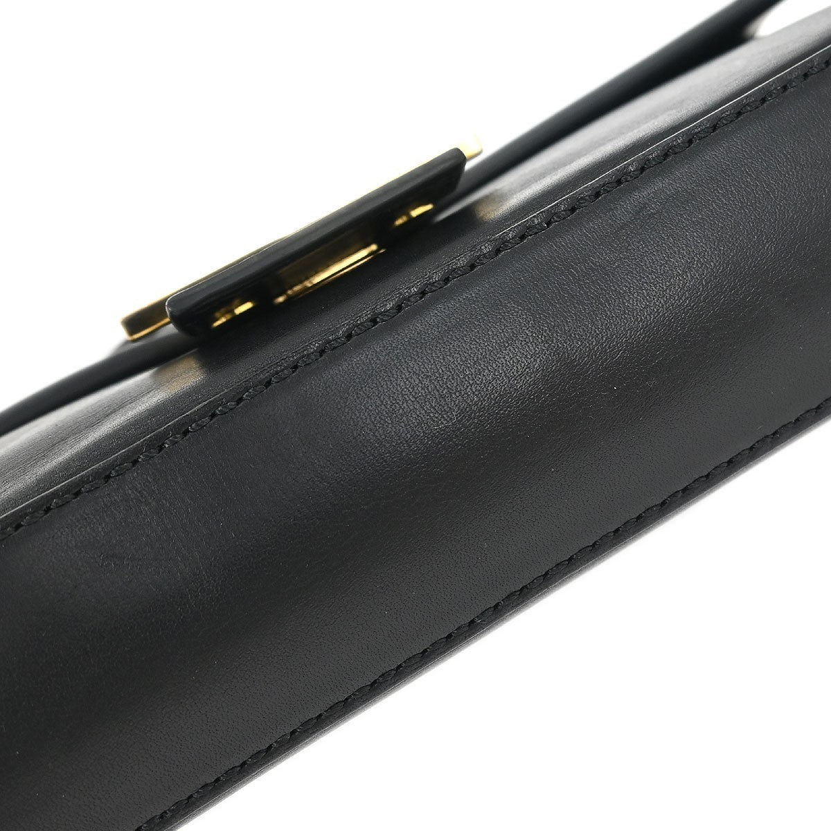 Fendi Baguette Bag Leather Black Leather Shoulder Bag Bag