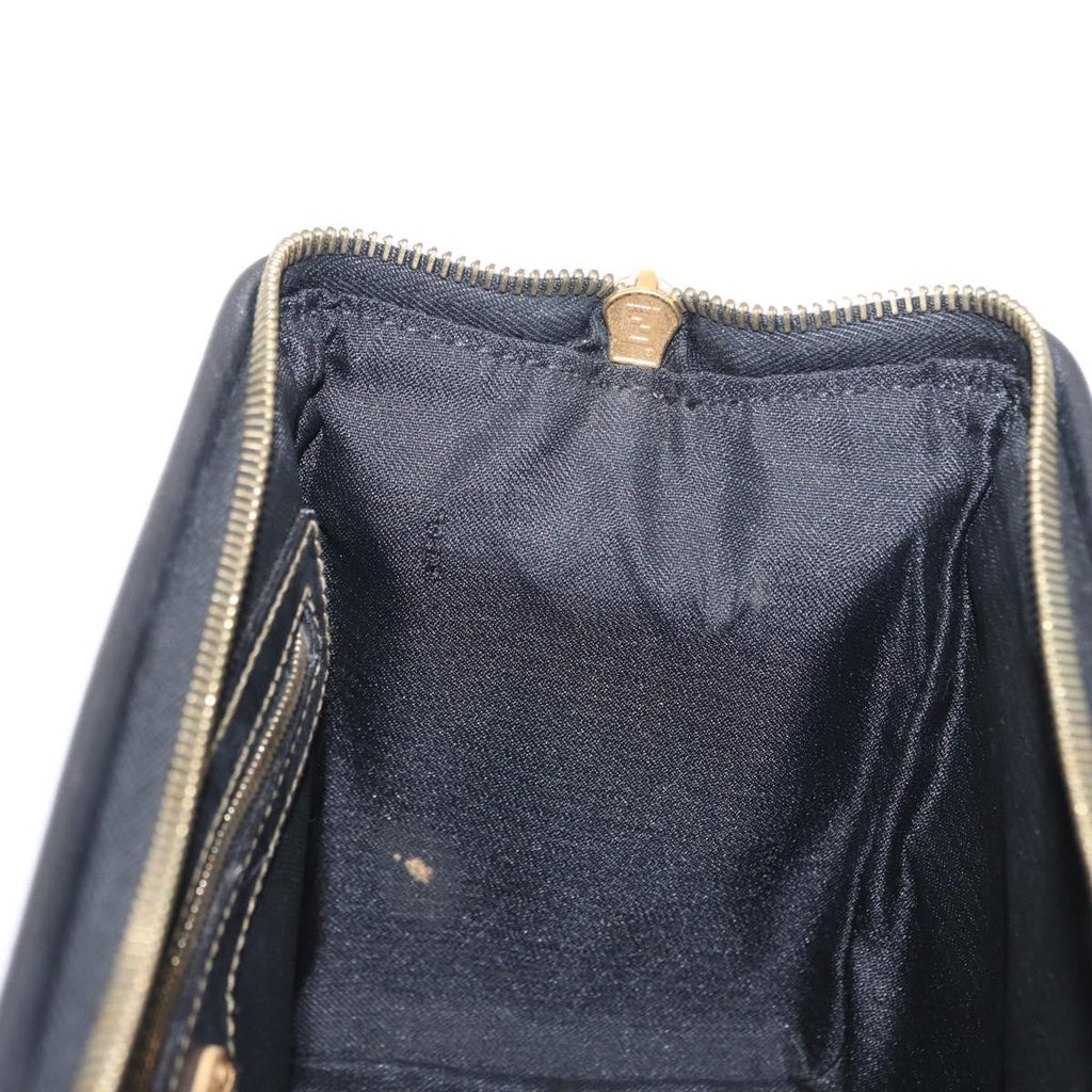 Fendi Vintage Pequin Convertible Boston Bag Coated Canvas Brown Canvas Travel Bag Bag